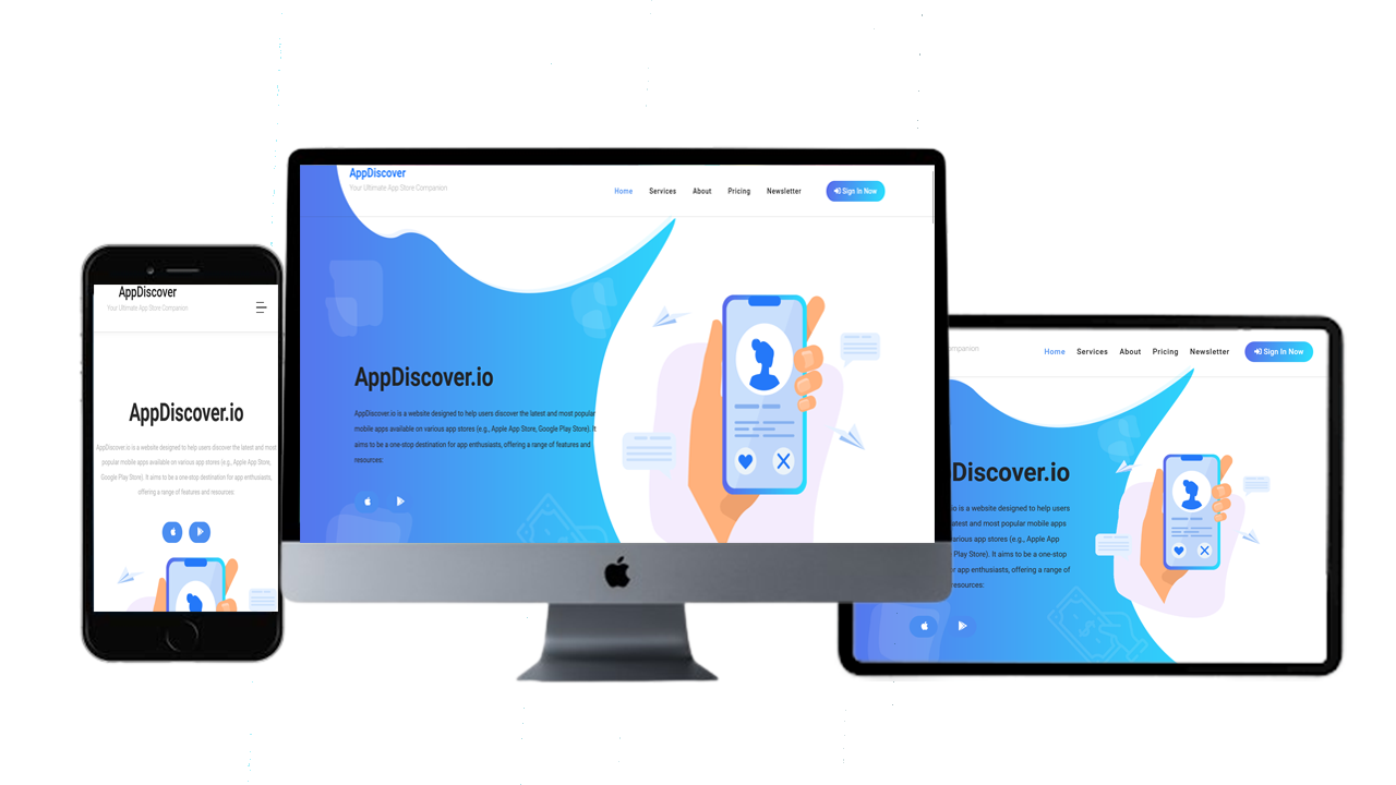 Appdiscover.io platform interface