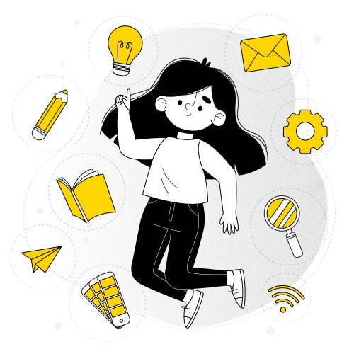 Light bulb idea illustration